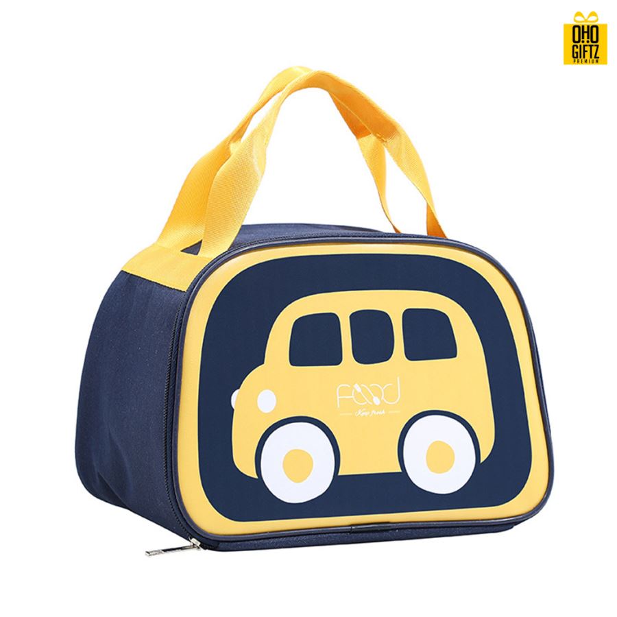 กระเป๋าอาหารเก็บความร้อนความเย็น สกรีนโลโก้  ทำเป็นของพรีเมี่ยม