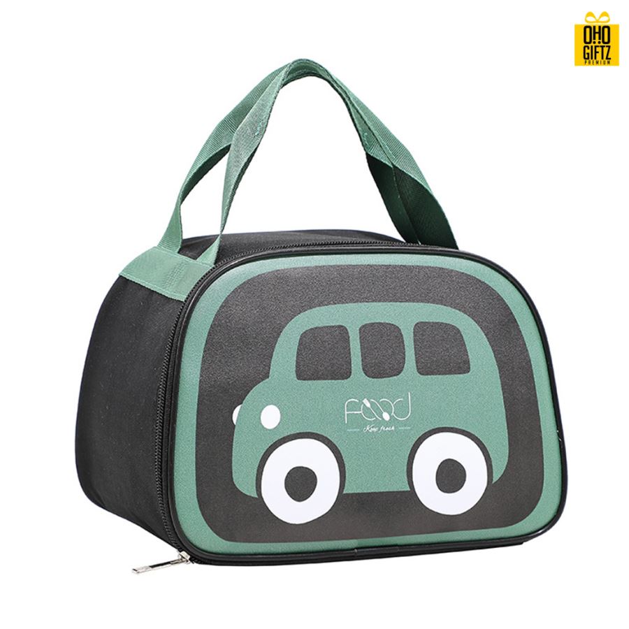 กระเป๋าอาหารเก็บความร้อนความเย็น สกรีนโลโก้  ทำเป็นของพรีเมี่ยม