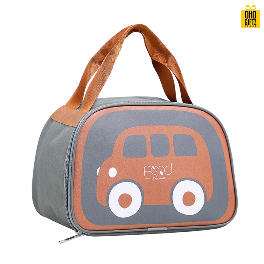 กระเป๋าอาหารเก็บความร้อนความเย็น สกรีนโลโก้  ทำเป็นของพรีเมี่ยม