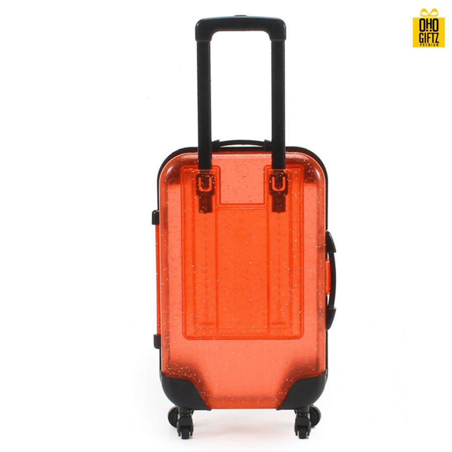 กล่องพลาสติกกระเป๋าเดินทาง กรีนโลโก้ ทำเป็นของพรีเมี่ยม 