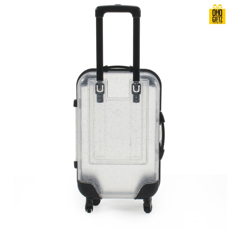 กล่องพลาสติกกระเป๋าเดินทาง กรีนโลโก้ ทำเป็นของพรีเมี่ยม 