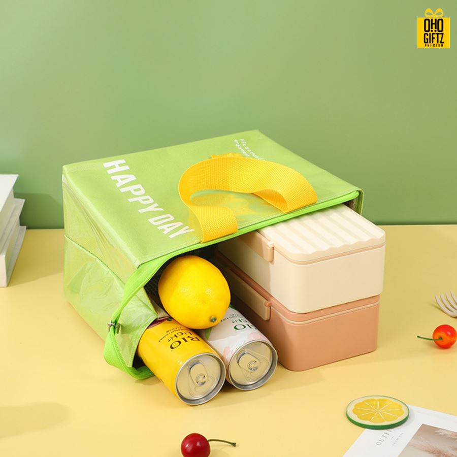 กระเป๋าเก็บร้อน/เย็น สกรีนโลโก้  ทำเป็นของพรีเมี่ยม