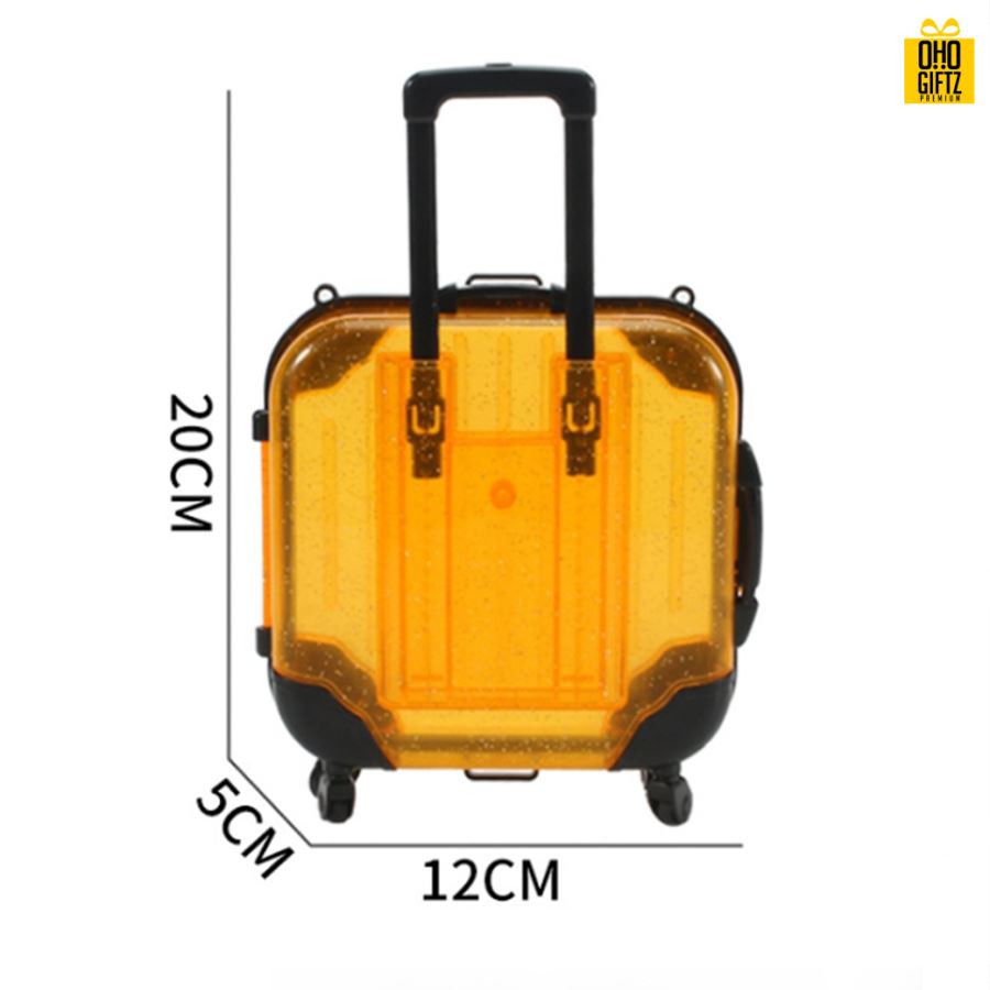 กล่องพลาสติกกระเป๋าเดินทางMini กรีนโลโก้ ทำเป็นของพรีเมี่ยม 