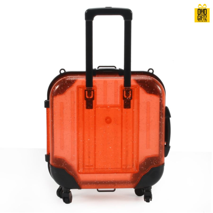 กล่องพลาสติกกระเป๋าเดินทางMini กรีนโลโก้ ทำเป็นของพรีเมี่ยม 