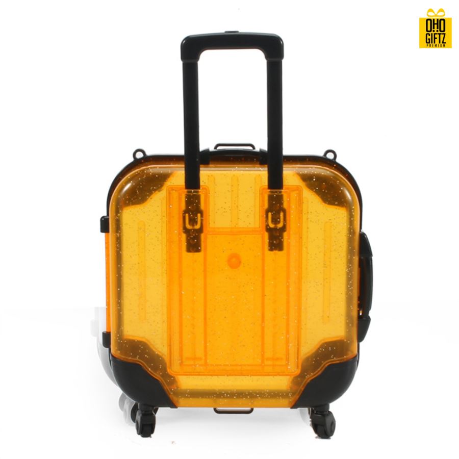 กล่องพลาสติกกระเป๋าเดินทางMini กรีนโลโก้ ทำเป็นของพรีเมี่ยม 