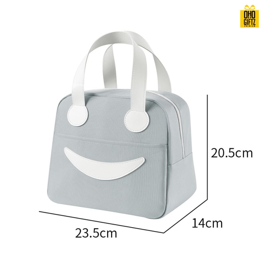 กระเป๋าอาหารเก็บร้อน/เย็น สกรีนโลโก้  ทำเป็นของพรีเมี่ยม