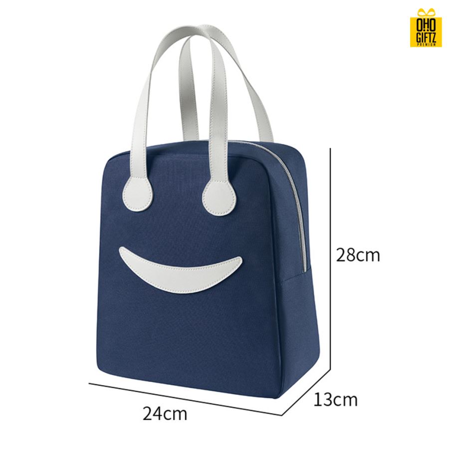 กระเป๋าอาหารเก็บร้อน/เย็น สกรีนโลโก้  ทำเป็นของพรีเมี่ยม