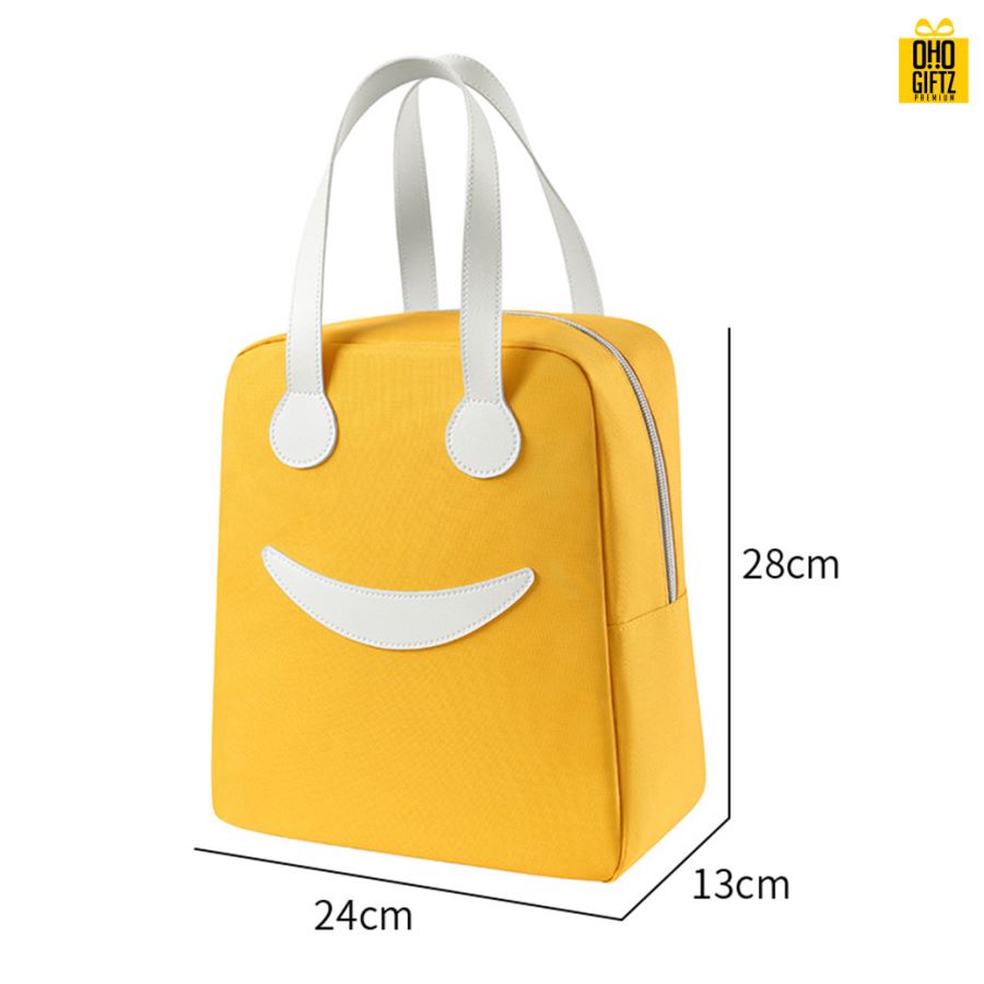 กระเป๋าอาหารเก็บร้อน/เย็น สกรีนโลโก้  ทำเป็นของพรีเมี่ยม