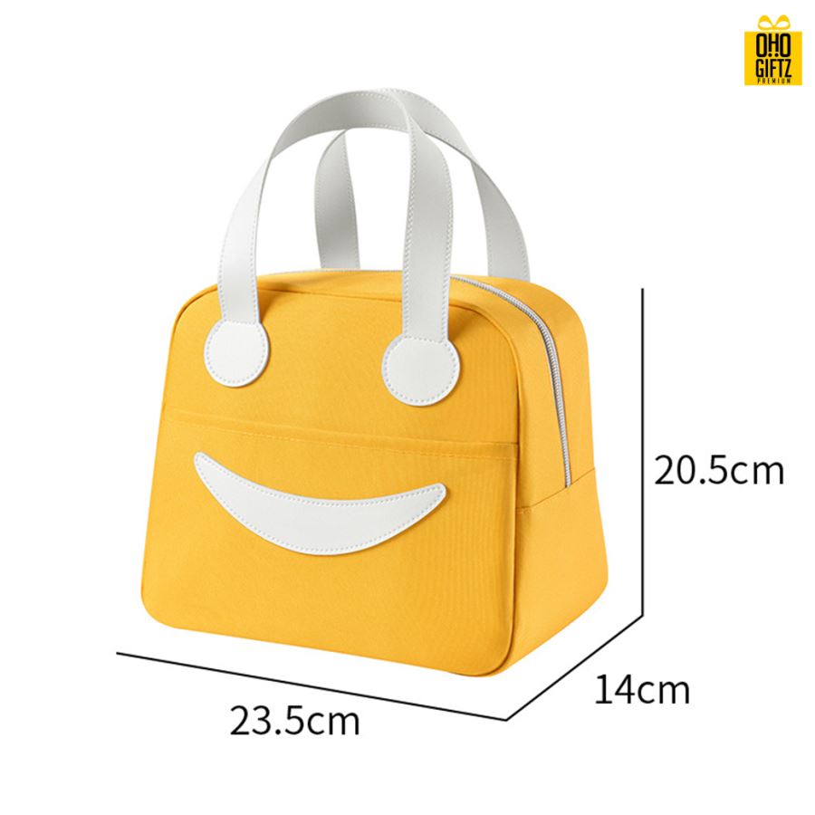 กระเป๋าอาหารเก็บร้อน/เย็น สกรีนโลโก้  ทำเป็นของพรีเมี่ยม