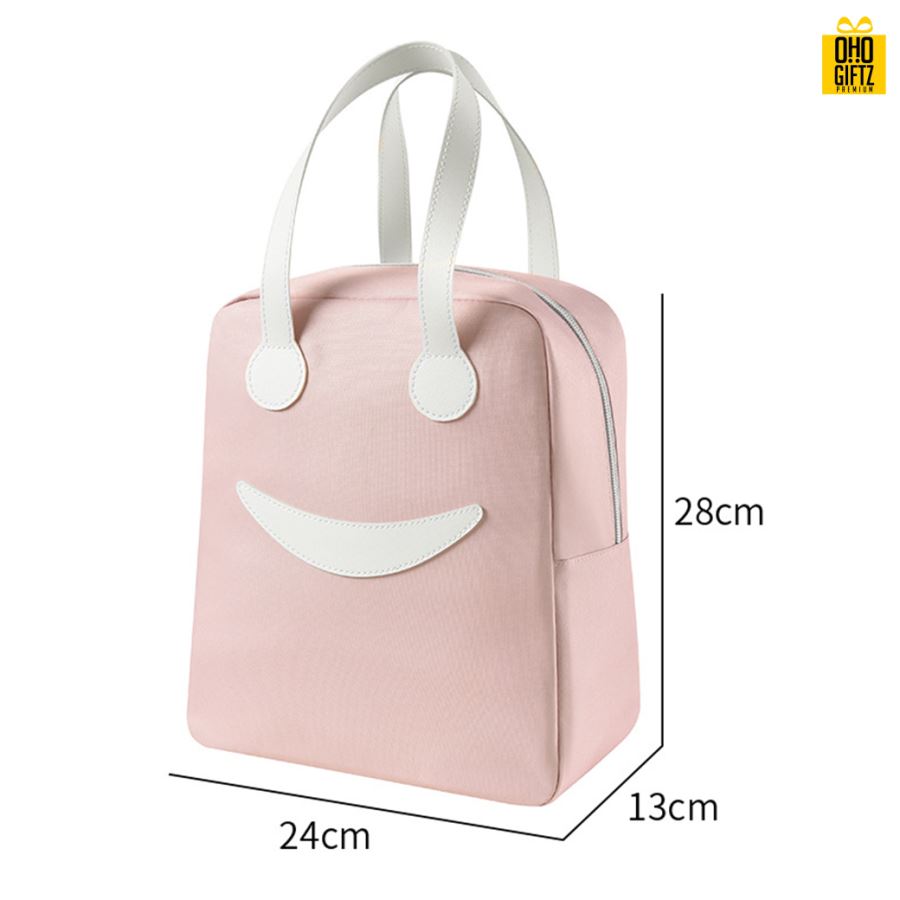 กระเป๋าอาหารเก็บร้อน/เย็น สกรีนโลโก้  ทำเป็นของพรีเมี่ยม