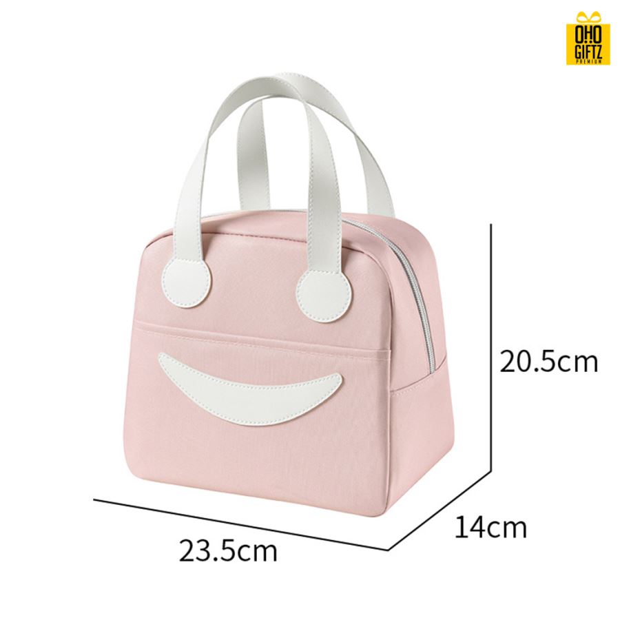 กระเป๋าอาหารเก็บร้อน/เย็น สกรีนโลโก้  ทำเป็นของพรีเมี่ยม