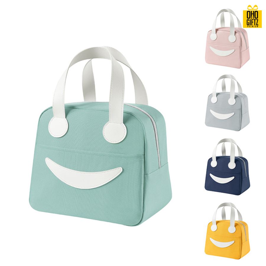 กระเป๋าอาหารเก็บร้อน/เย็น สกรีนโลโก้  ทำเป็นของพรีเมี่ยม