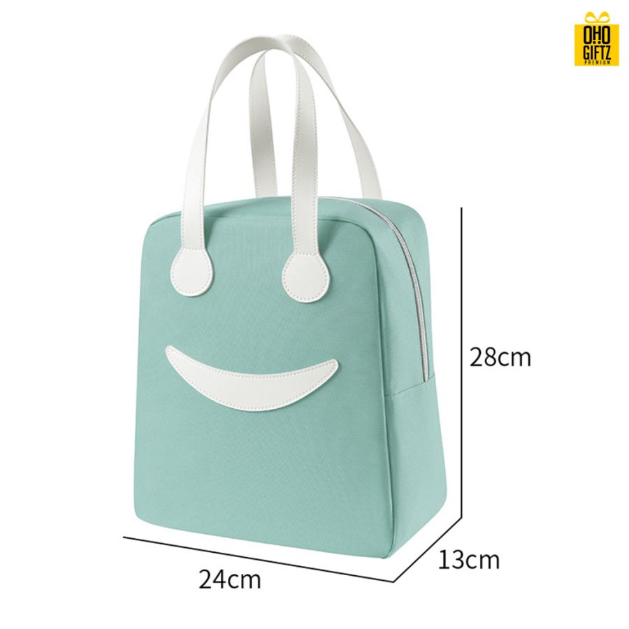 กระเป๋าอาหารเก็บร้อน/เย็น สกรีนโลโก้  ทำเป็นของพรีเมี่ยม