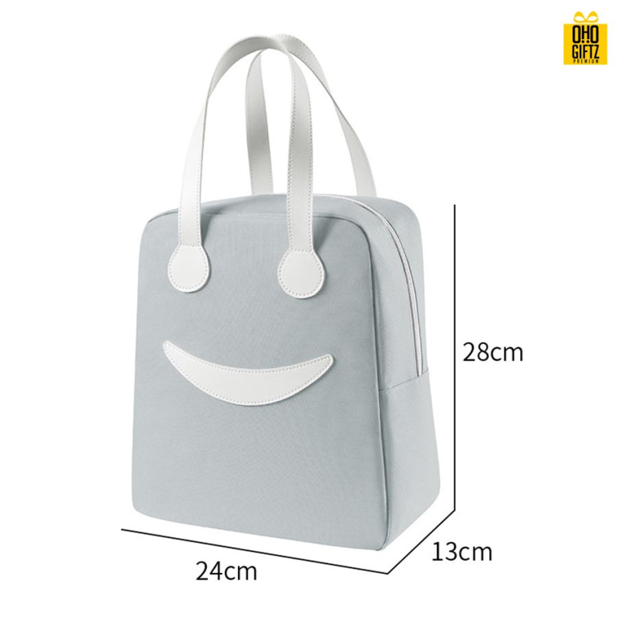 กระเป๋าอาหารเก็บร้อน/เย็น สกรีนโลโก้  ทำเป็นของพรีเมี่ยม