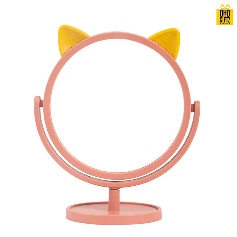 กระจกหูแมว สกรีนชื่อ สกรีนโลโก้  ทำเป็นของพรีเมี่ยมได้