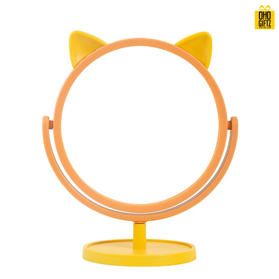 กระจกหูแมว สกรีนชื่อ สกรีนโลโก้  ทำเป็นของพรีเมี่ยมได้