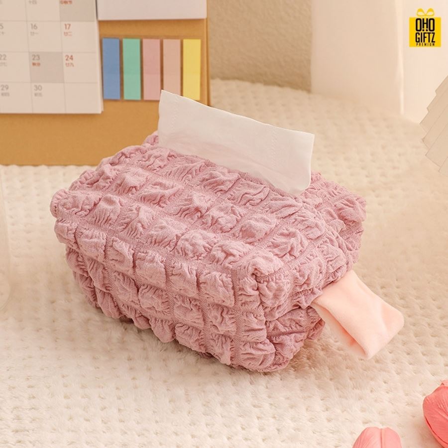 ที่ใส่กระดาษทิชชู่ สกรีนโลโก้ ทำเป็นของพรีเมี่ยม ของชำร่วยได้