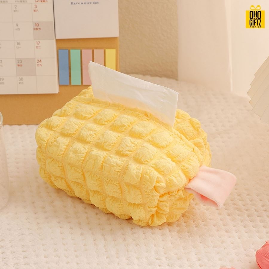 ที่ใส่กระดาษทิชชู่ สกรีนโลโก้ ทำเป็นของพรีเมี่ยม ของชำร่วยได้