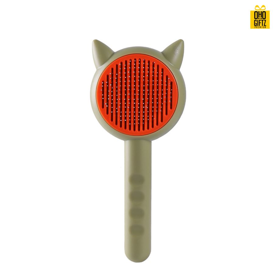 หวีแปรงขนทรงหัวแมว สกรีนโลโก้ ทำเป็นของพรีเมี่ยม