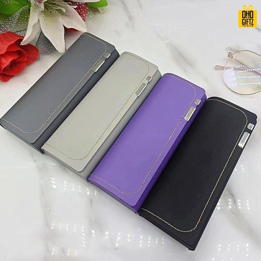 กล่องใส่แว่นตา สกรีนชื่อ สกรีนโลโก้ ทำเป็นของพรีเมี่ยมได้