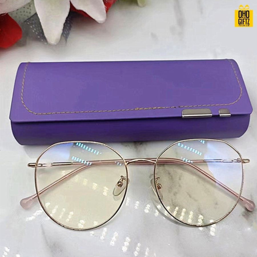 กล่องใส่แว่นตา สกรีนชื่อ สกรีนโลโก้ ทำเป็นของพรีเมี่ยมได้