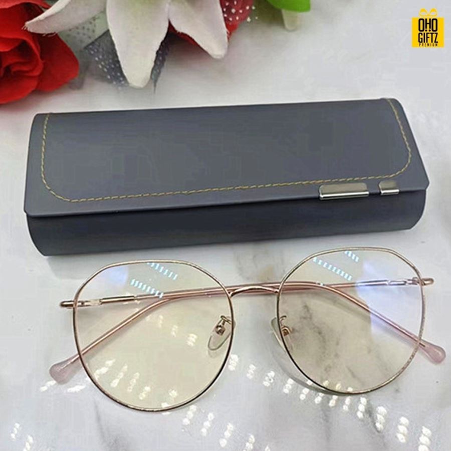 กล่องใส่แว่นตา สกรีนชื่อ สกรีนโลโก้ ทำเป็นของพรีเมี่ยมได้