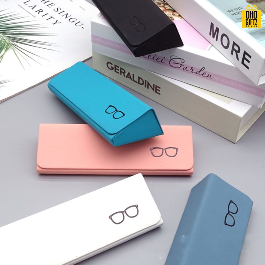 กล่องหนังPUเก็บแว่นตา สกรีนชื่อ สกรีนโลโก้ ทำเป็นของพรีเมี่ยมได้