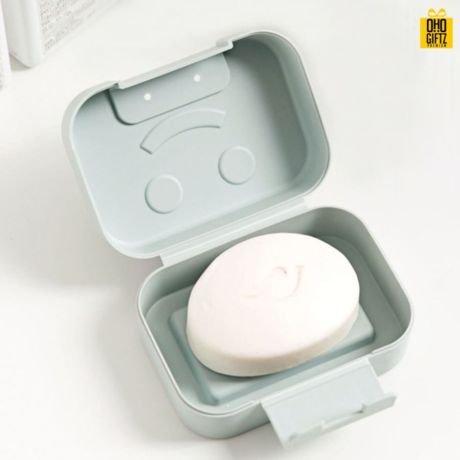 กล่องใส่สบู่ สกรีนโลโก้ ทำเป็นของพรีเมี่ยมได้