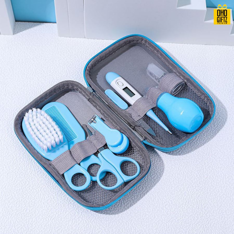 เซ็ตดูแลทำความสะอาดเด็ก สกรีนชื่อ  สกรีนโลโก้ทำเป็นของพรีเมี่ยมได้ 