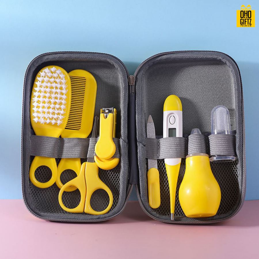 เซ็ตดูแลทำความสะอาดเด็ก สกรีนชื่อ  สกรีนโลโก้ทำเป็นของพรีเมี่ยมได้ 