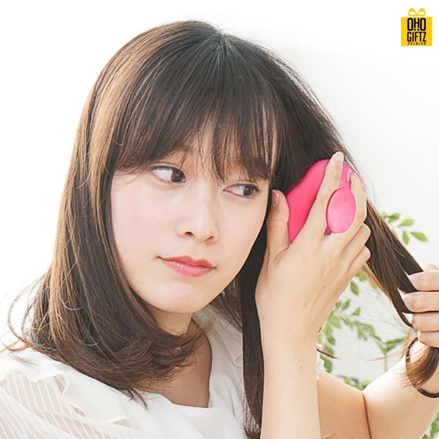 แปรงใส่แชมพูซิลิโคน สกรีนโลโก้ ทำเป็นของพรีเมี่ยมได้