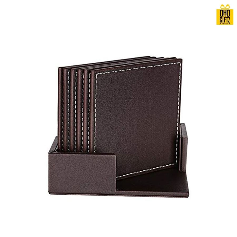 ที่รองแก้วหนัง สกรีนชื่อ, โลโก้, พิมพ์ภาพได้