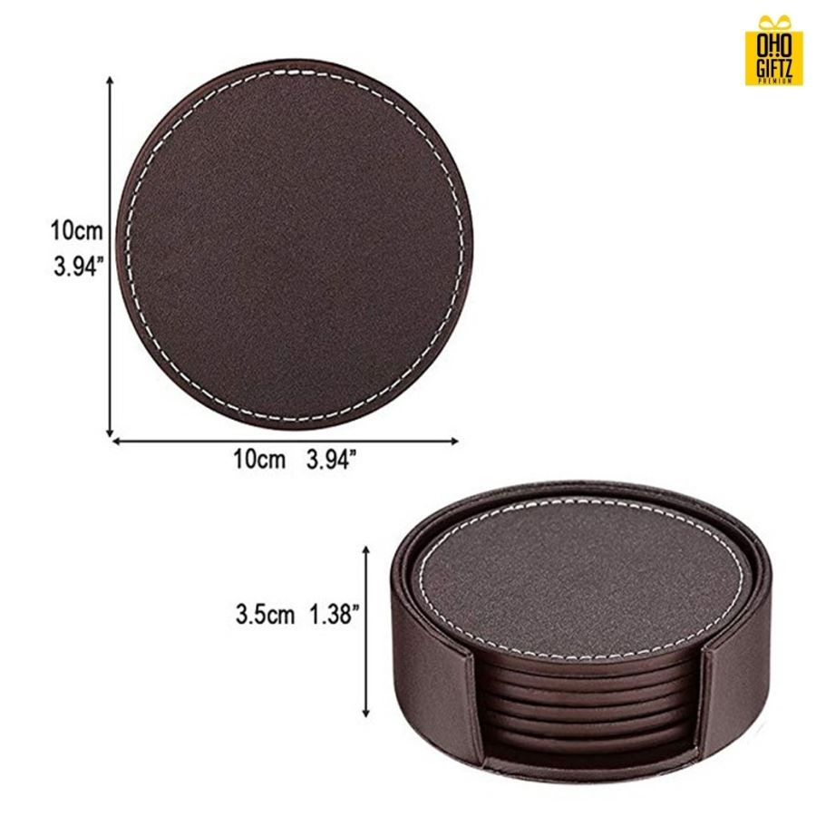 ที่รองแก้วหนัง สกรีนชื่อ, โลโก้, พิมพ์ภาพได้