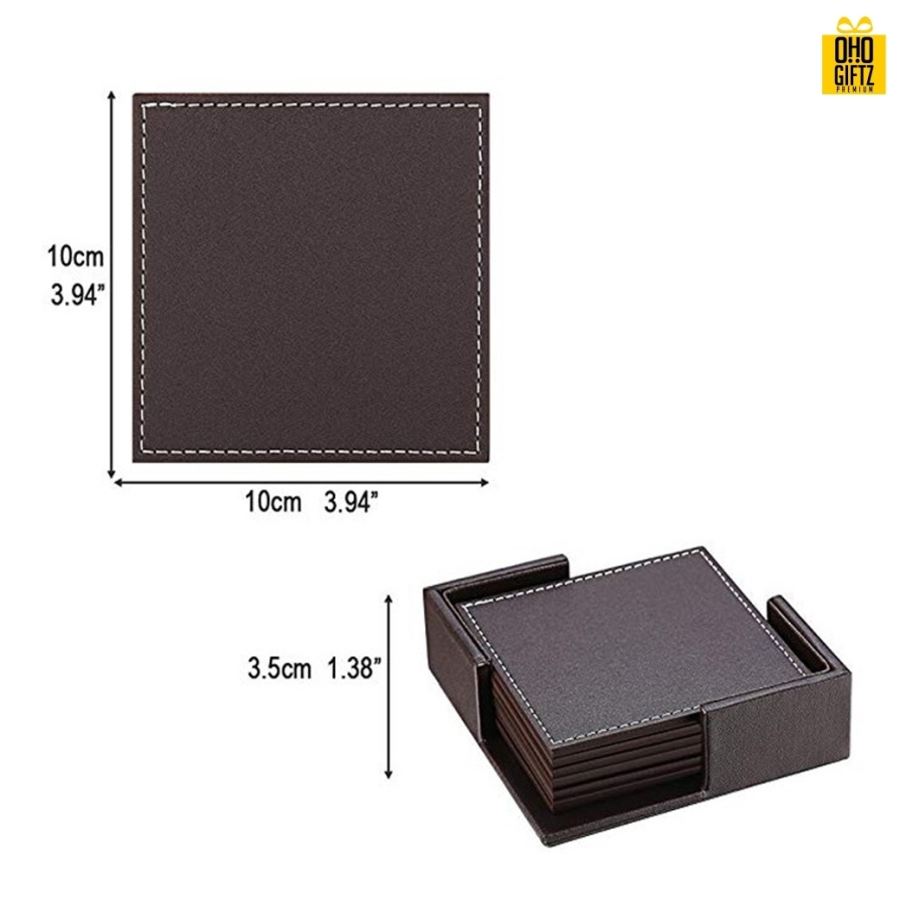 ที่รองแก้วหนัง สกรีนชื่อ, โลโก้, พิมพ์ภาพได้