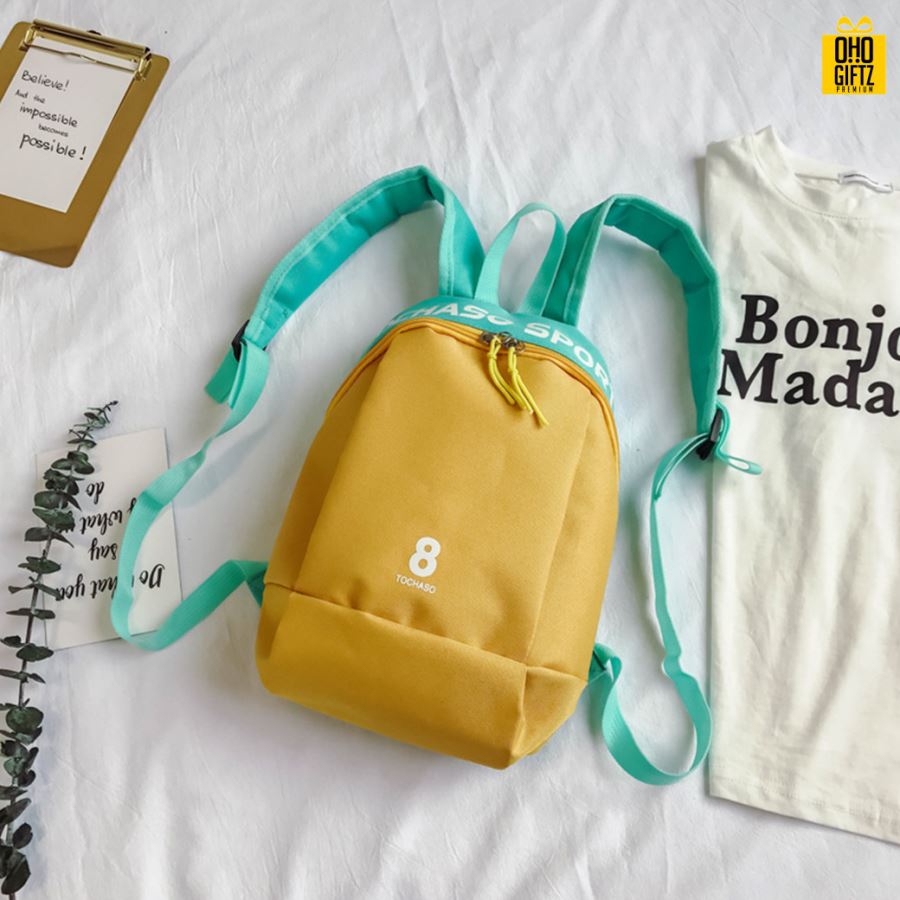 กระเป๋าสะพายหลังเด็ก สกรีนโลโก้  ทำเป็นของพรีเมี่ยม