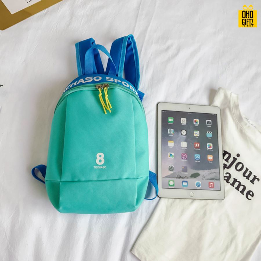 กระเป๋าสะพายหลังเด็ก สกรีนโลโก้  ทำเป็นของพรีเมี่ยม