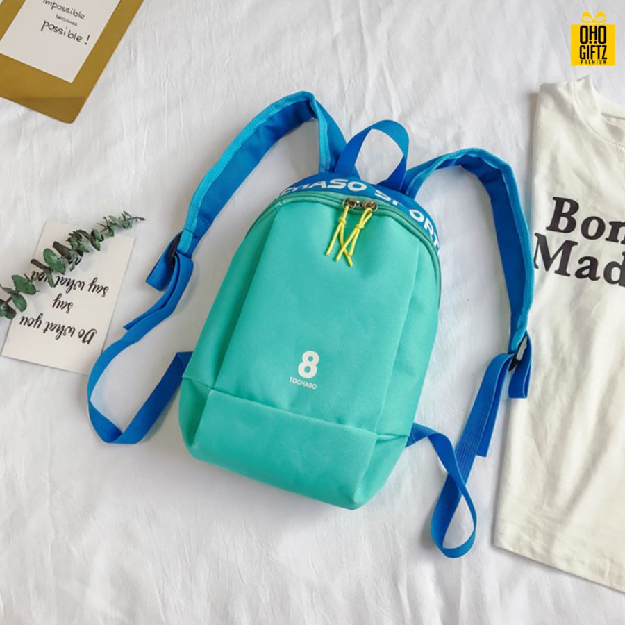 กระเป๋าสะพายหลังเด็ก สกรีนโลโก้  ทำเป็นของพรีเมี่ยม