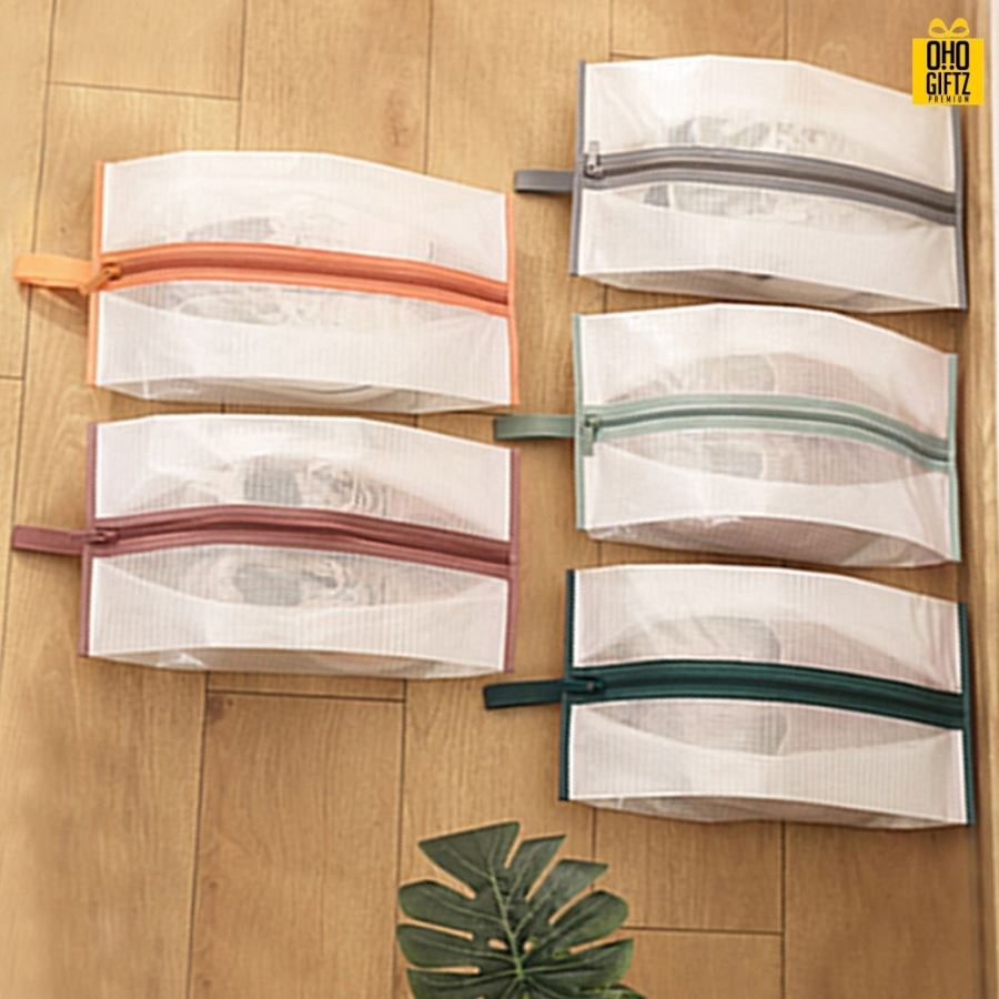 กระเป๋าเก็บรองเท้า สกรีนโลโก้  ทำเป็นของพรีเมี่ยมได้