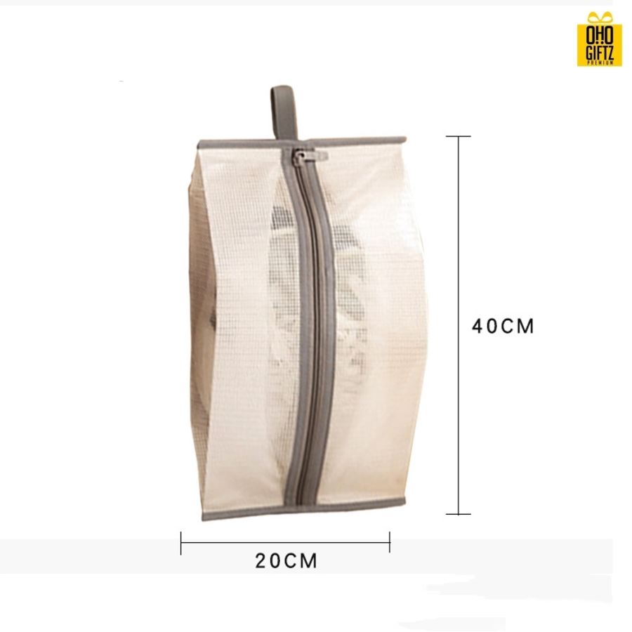 กระเป๋าเก็บรองเท้า สกรีนโลโก้  ทำเป็นของพรีเมี่ยมได้