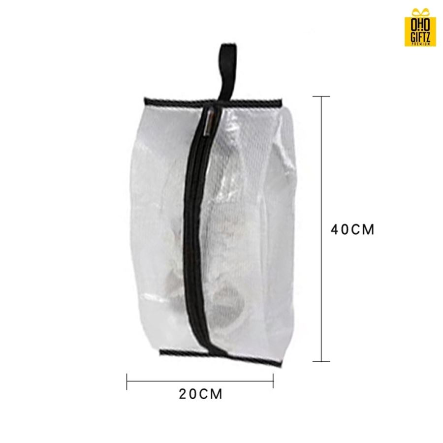 กระเป๋าเก็บรองเท้า สกรีนโลโก้  ทำเป็นของพรีเมี่ยมได้