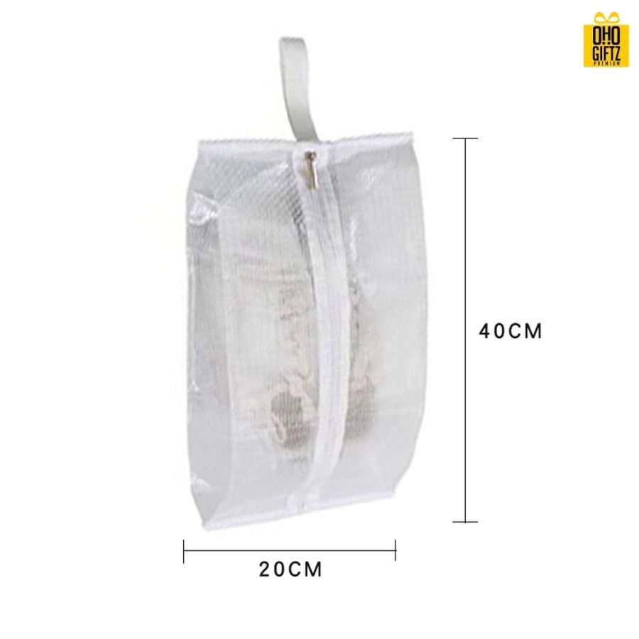 กระเป๋าเก็บรองเท้า สกรีนโลโก้  ทำเป็นของพรีเมี่ยมได้