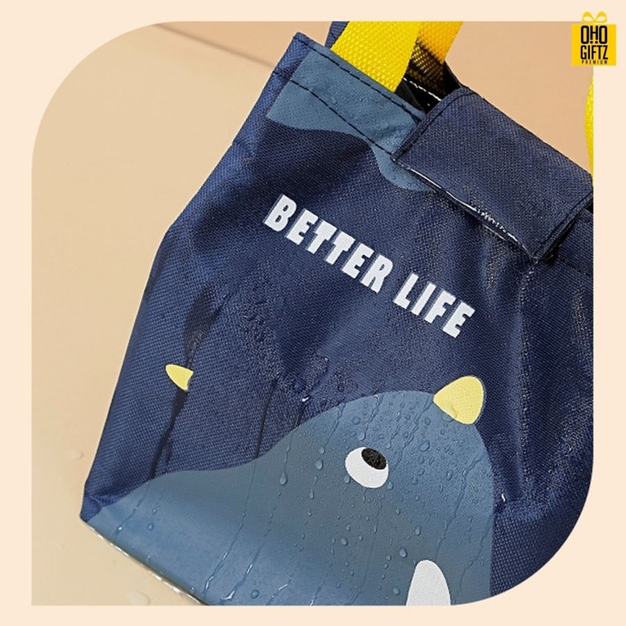 กระเป๋าใส่กล่องอาหาร สกรีนโลโก้  ทำเป็นของพรีเมี่ยม