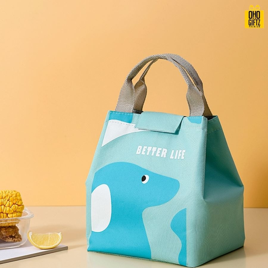 กระเป๋าใส่กล่องอาหาร สกรีนโลโก้  ทำเป็นของพรีเมี่ยม