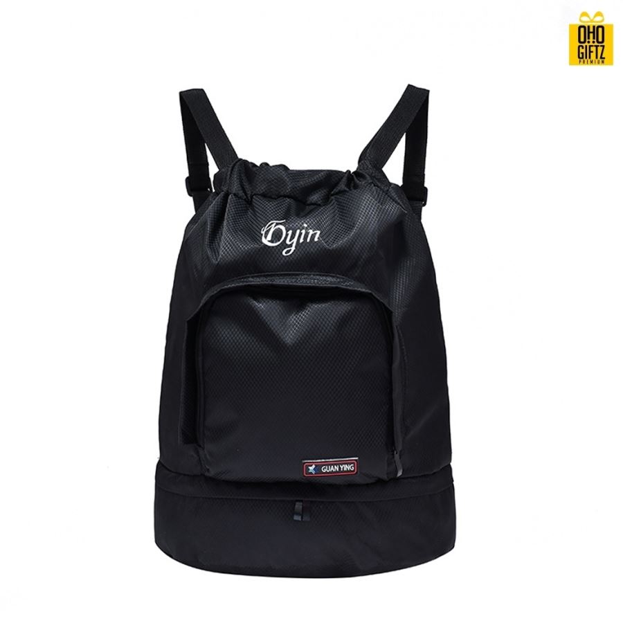 กระเป๋าสะพายหลังกันน้ำ สกรีนโลโก้  ทำเป็นของพรีเมี่ยม