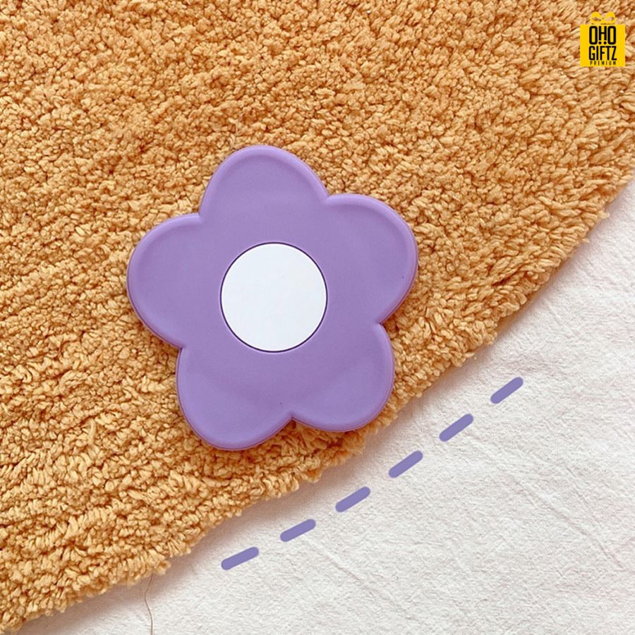 กระจกดอกไม้ สกรีนชื่อ สกรีนโลโก้  ทำเป็นของพรีเมี่ยมได้