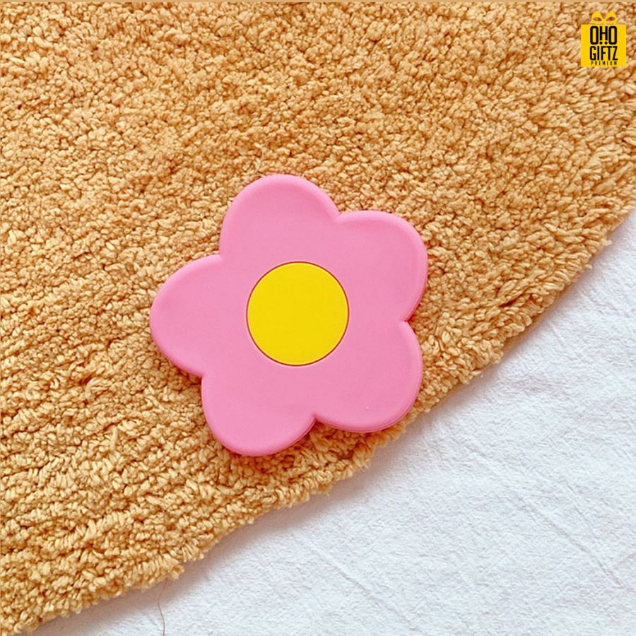 กระจกดอกไม้ สกรีนชื่อ สกรีนโลโก้  ทำเป็นของพรีเมี่ยมได้