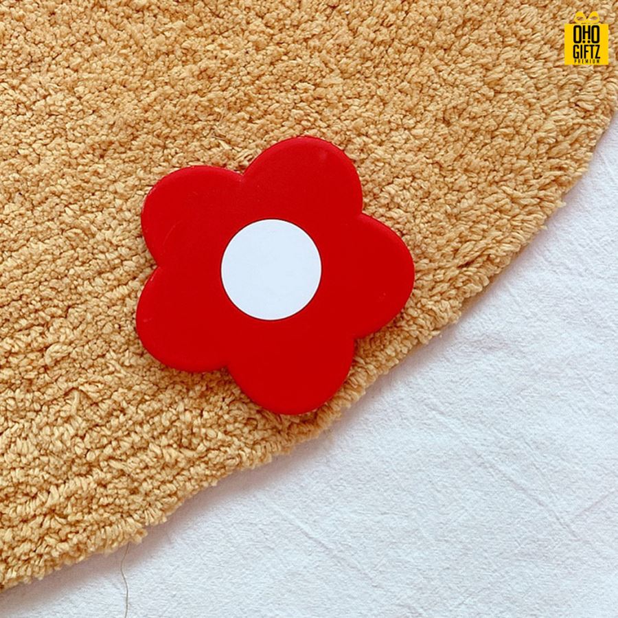 กระจกดอกไม้ สกรีนชื่อ สกรีนโลโก้  ทำเป็นของพรีเมี่ยมได้