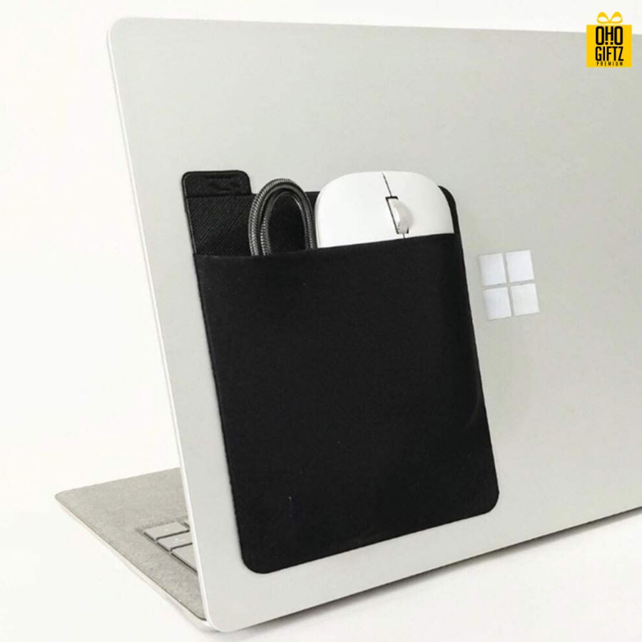 กระเป๋าติดโน้ตบุ๊กเก็บอุปกรณ์ สกรีนชื่อ สกรีนโลโก้ ทำเป็นของพรีเมี่ยมได้ 