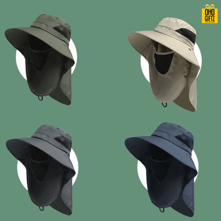  หมวกกันแดด สกรีนโลโก้ ทำเป็นของพรีเมี่ยม ของที่ระลึกได้