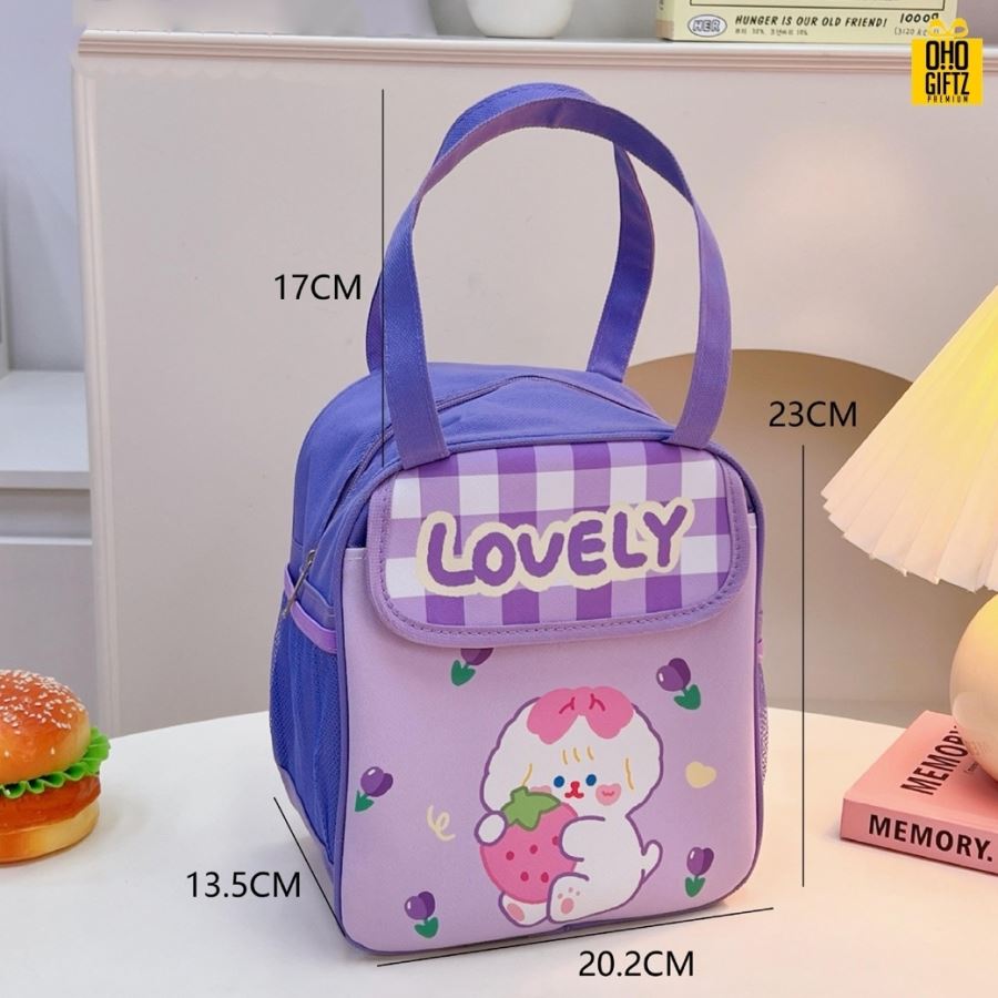 กระเป๋าลายหมีเก็บอุณหภูมิ สกรีนโลโก้  ทำเป็นของพรีเมี่ยม